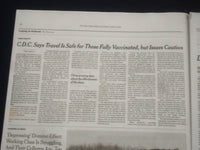 2021 APRIL 3 NEW YORK TIMES - DRIVER RAMS CAR AT CAPITOL, KILLING ONE OFFICER