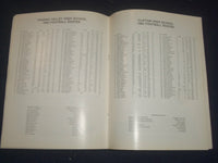 1980-82 CLIFTON FIGHTING MUSTANDS FOOTBALL PROGRAMS - LOT OF 3 - ST 5503G