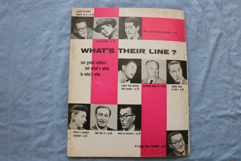 1956-57 WHO'S WHO IN TELEVISION AND RADIO MAGAZINE - PERRY COMO COVER - ST 1003E
