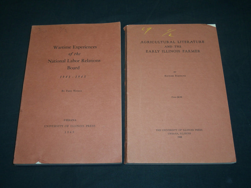 1927-1952 UNIVERSITY OF ILLINOIS REPORTS LOT OF 12 - SOFTCOVER - WR 20