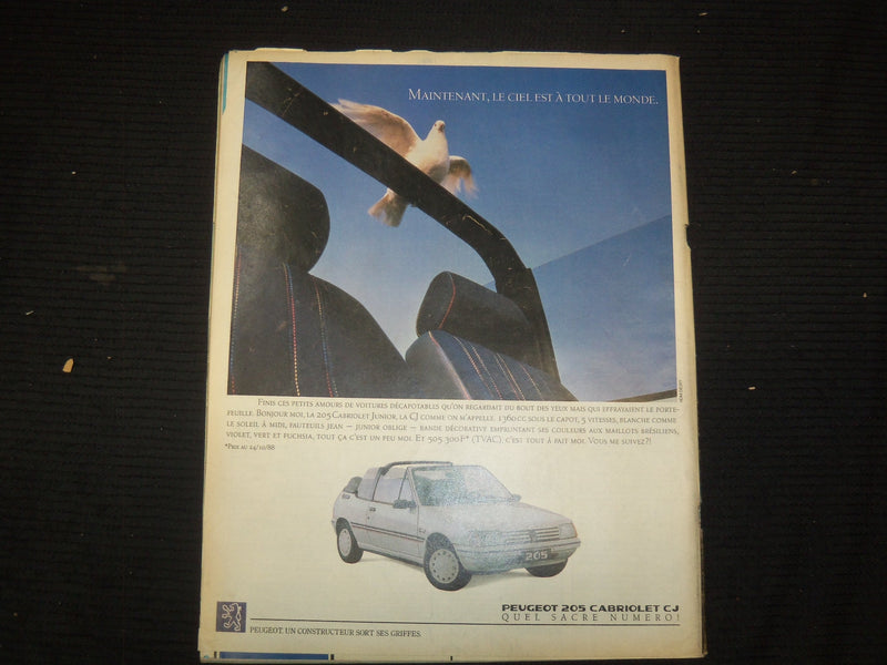 1989 MAY 11 CINE TELE-REVUE FRENCH MAGAZINE - JOE LARA COVER - E 24716