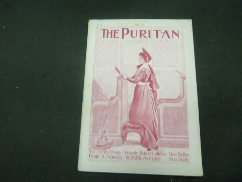 1898 APRIL THE PURITAN MAGAZINE - GREAT ILLUSTRATIONS -ST 801