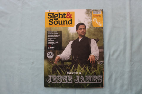 2007 DECEMBER SIGHT & SOUND MAGAZINE - BRAD PITT IS JESSE JAMES COVER - E 19454