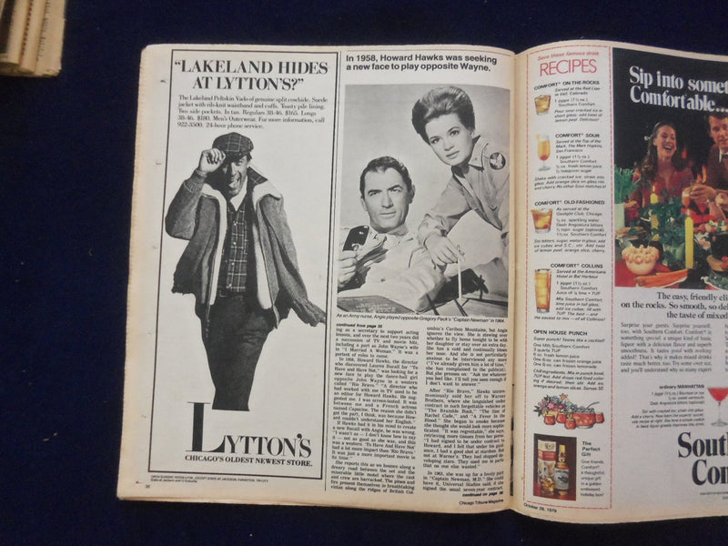 1979 OCTOBER 28 CHICAGO TRIBUNE MAGAZINE SECTION - ANGIE DICKINSON - NP 6382