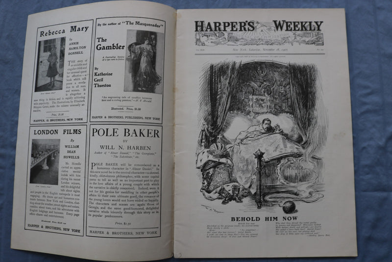 1905 NOVEMBER 18 HARPER'S WEEKLY MAGAZINE - HORSE SHOW NUMBER - E 26450