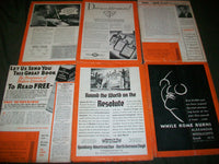1934 FORUM MAGAZINE LOT OF 12 - COMPLETE YEAR - GREAT ARTICLES & ADS - WR 757