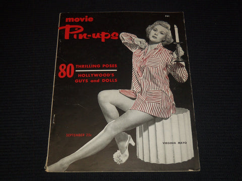 1953 SEPTEMBER MOVIE PIN-UPS MAGAZINE - VIRGINIA MAYO COVER - E 16142