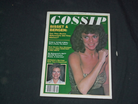 1980 NOVEMBER GOSSIP MAGAZINE - JACQUELINE BISSET COVER - CW 387