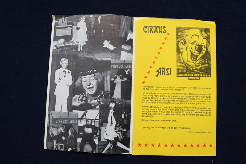 1978 CIRKUS ARLI SOFTCOVER PROGRAM - DUTCH TEXT - K 604