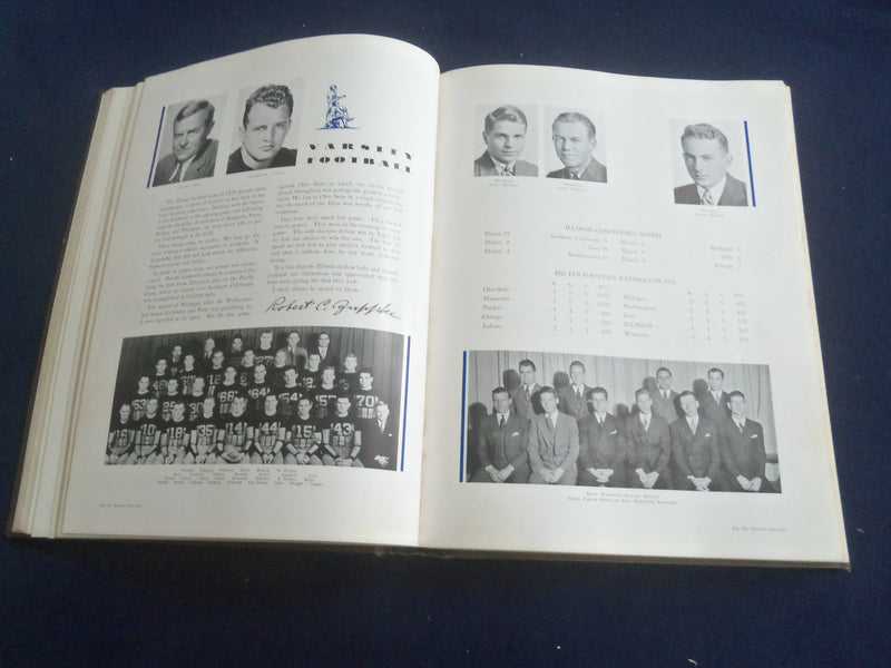 1936 THE ILLIO UNIVERSITY OF ILLINOIS YEARBOOK - URBANA-CHAMPAIGN, IL - YB 2769