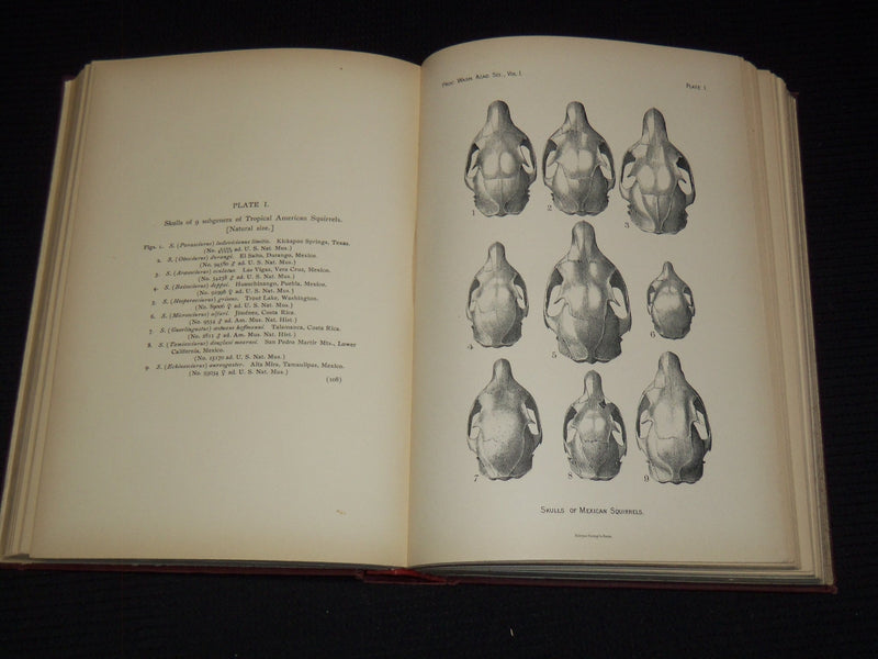 1899-1904 WASHINGTON ACADEMY SCIENCES PROCEEDINGS BOUND VOLUME LOT OF 5 - KD 46