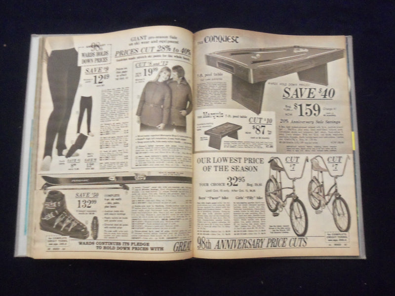 1970 MONTGOMERY WARD 98TH ANNIV. SALE CATALOG -HARDCOVER- KANSAS CITY,MO - R 96I