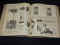 1886-1887 SANITARY ENGINEER CONSTRUCTION RECORD BOUND VOLUME 15 & 16 - KD 3351B