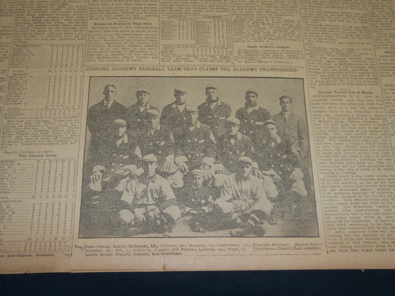 1909 JUNE 26 THE BOSTON HERALD - HARVARD HOST TO THOUSANDS AT CLASS DAY - BH 369