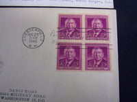 1945-1949 FIRST DAY COVERS LOT OF 3 - J 9267