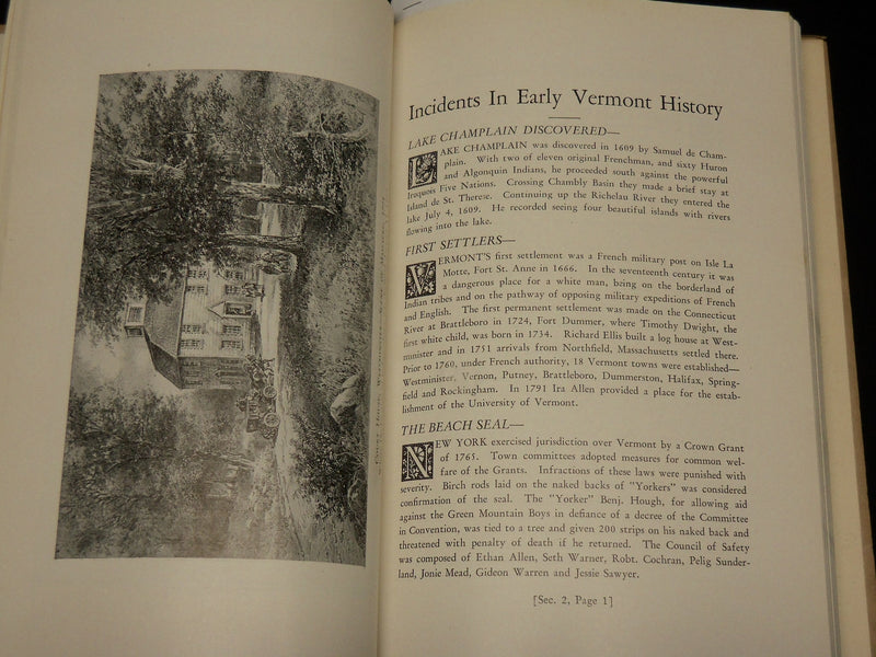 1931 MORRISVILLE VERMONT GREEN MOUNTAIN YEARBOOK - SOFTCOVER - J 6509