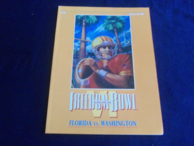 1989 DEC 30 FREEDOM BOWL PROGRAM - UNIV FLORIDA VS UNIV WASHINGTON - ST 4027M