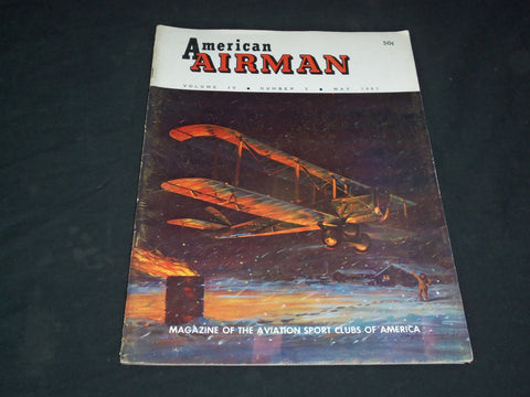 1961 MAY AMERICAN AIRMAN MAGAZINE - AVIATION COVER - SP 6219