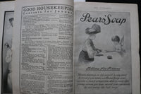 1905 JANUARY GOOD HOUSEKEEPING MAGAZINE - NICE ILLUSTRATED COVER - SP 4185A