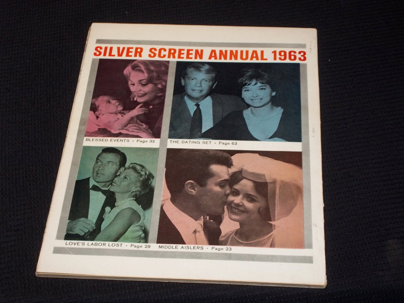 1963 SILVER SCREEN ANNUAL MAGAZINE - SANDRA DEE FRONT COVER - E 3912