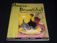 1930 AUGUST HOUSE BEAUTIFUL MAGAZINE BEAUTIFUL FRONT COVER & PHOTOS - E 2766