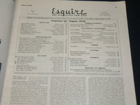 1940 AUGUST ESQUIRE MAGAZINE - HURRELL PHOTO - NICE COVER & ADS - ST 5712