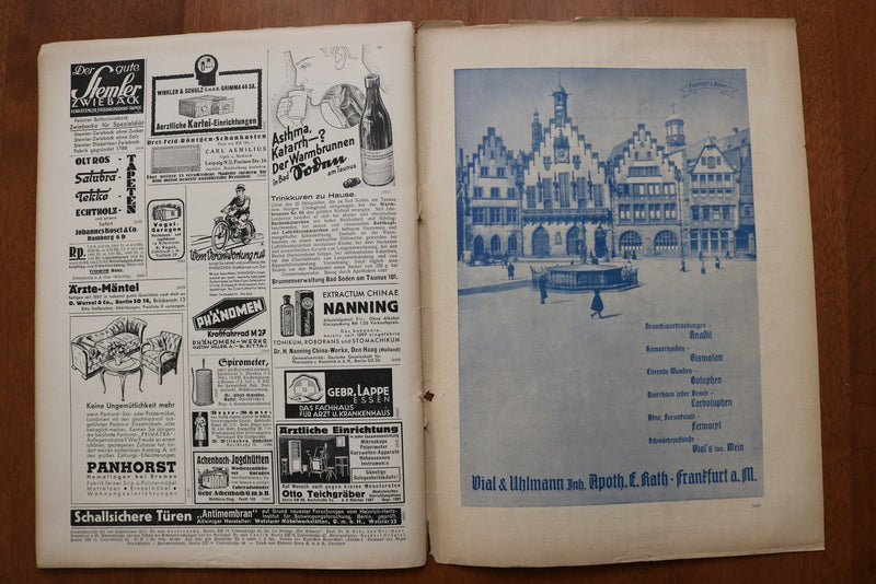 1936 APRIL 18 DEUTSCHES ARZTEBLATT SOFTCOVER BOOK - GERMAN TEXT - K 3162
