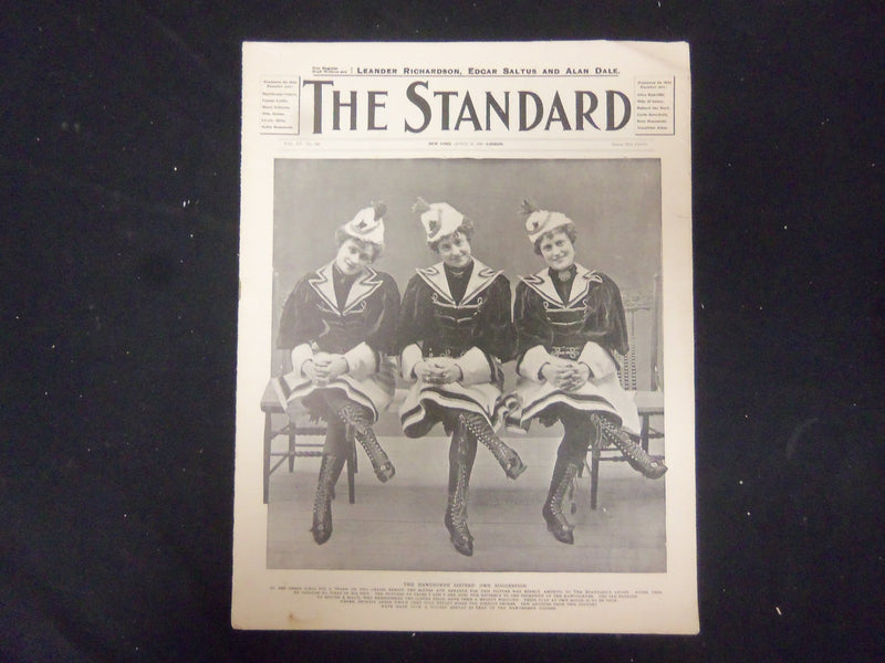 1897 APRIL 10 THE STANDARD MAGAZINE - HAWTHORNE SISTERS' OWN SUGGESTION- ST 3220
