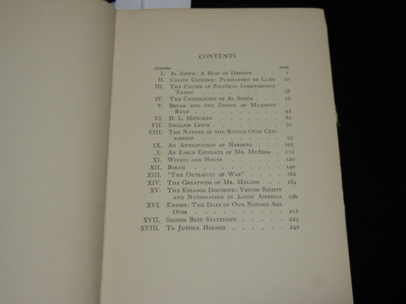 1927 MEN OF DESTINY HARDCOVER BOOK BY WALTER LIPPMANN - KIRBY - KD 7515