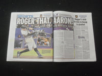 2022 SEPTEMER 29 NEW YORK DAILY NEWS NEWSPAPER - AARON JUDGE HITS HOME RUN #61