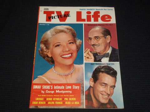 1956 DECEMBER TV PICTURE LIFE MAGAZINE - DINAH SHORE COVER - E 16234