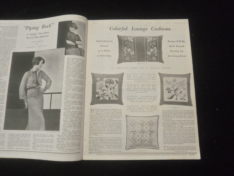 1934 OCTOBER NEEDLECRAFT MAGAZINE - NICE ILLUSTRATED COVER - SP 885Z