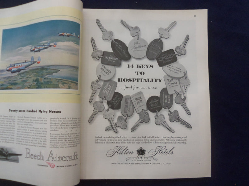 1947 MARCH FORTUNE MAGAZINE - GREAT COVER & ADS - F 928