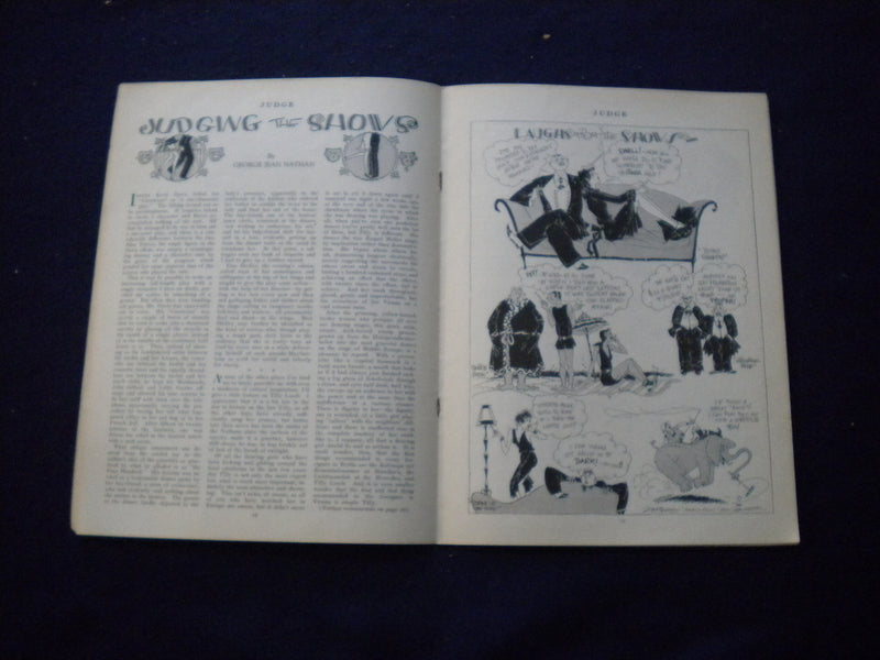 1930 MAY 24 JUDGE MAGAZINE - THE SERENADE - B 438H