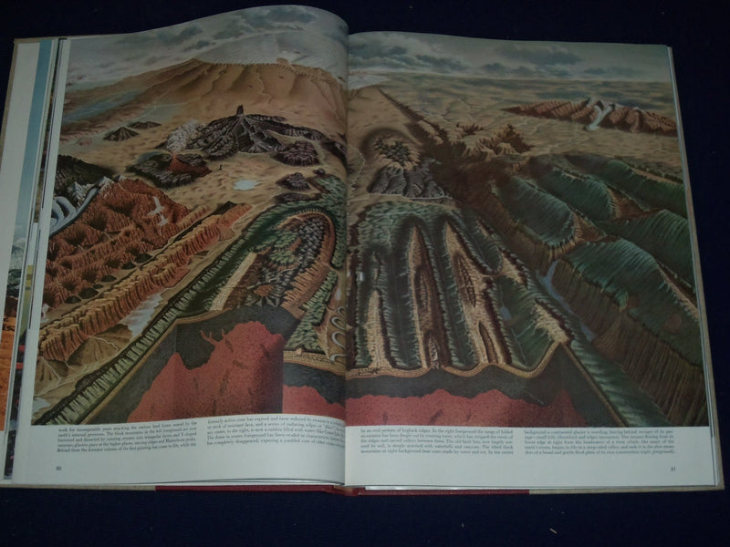 1955 THE WORLD WE LIVE IN BOOK BY TIME INC. - NICE COLOR FOLD OUTS - KD 2206