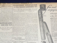1922 NOVEMBER 8 NEW YORK TIMES - SMITH SWEEPS STATE, WINS BY 375,000 - NT 8421