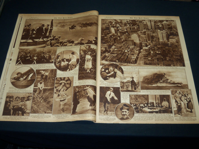 1921 MAY 29 NEW YORK TIMES PICTURE SECTION NO. 4 & 5 - WALL STREET - NT 8934