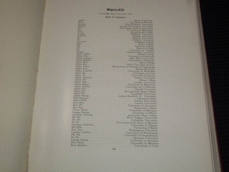 1909 UNIVERSITY OF CHICAGO YEARBOOK - GREAT PHOTOS - YB 1954