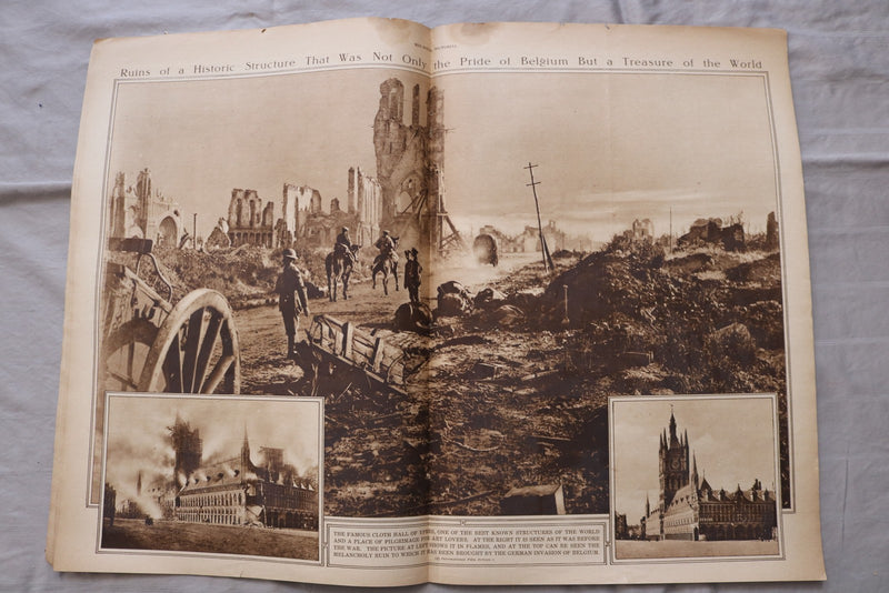 1919 JAN 30 MID-WEEK PICTORIAL MAGAZINE SECTION - AMERICAN TROOPS - NP 9249