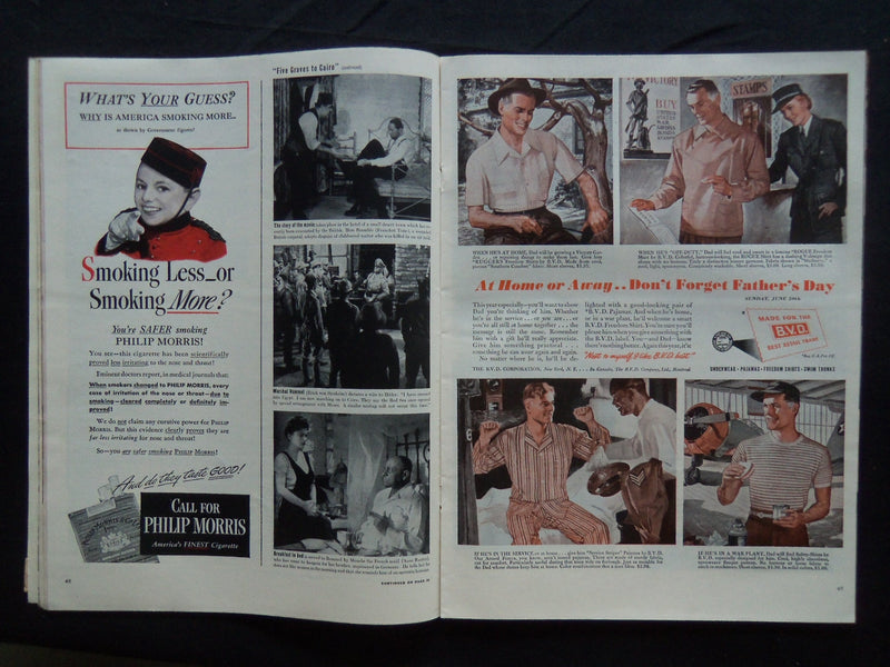 1943 JUNE 14 LIFE MAGAZINE - HIGH SCHOOL GRADUATION - L 343