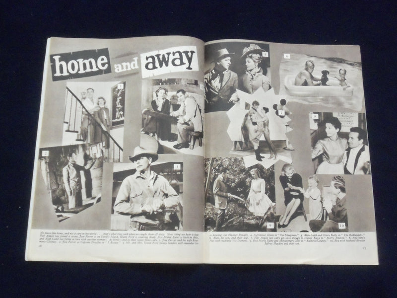 1958 JULY FILM REVIEW MAGAZINE - DANNY KAYE - VENETIA STEVENSON - J 9692