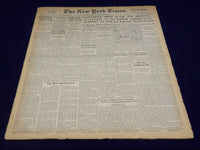 1942 JANUARY 29 NEW YORK TIMES - CANADIAN SHIP SUNK 250 MISSING - NT 1589