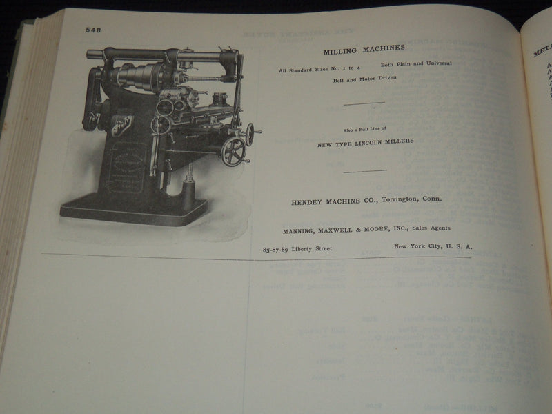 1912 THE ASSISTANT BUYER CATALOG - SULLIVAN SYSTEM INC. - TOOLS - KD 5403C