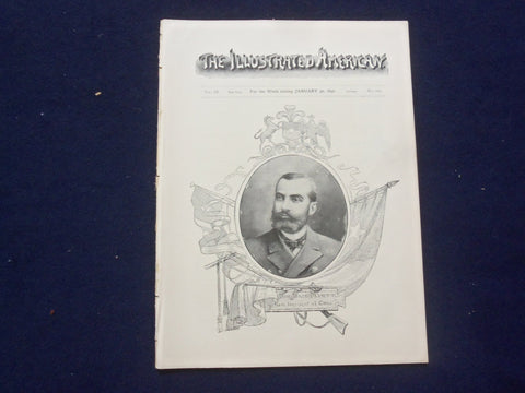 1892 JANUARY 30 THE ILLUSTRATED AMERICAN MAGAZINE - DON JORJE MONTT - J 9731