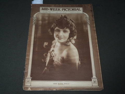 1921 OCTOBER 6 MID-WEEK PICTORIAL MAGAZINE SECTION - BASEBALL NUMBER - J 3253