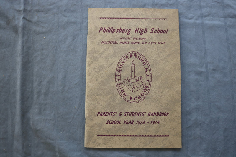 1973-1975 PHILLIPSBURG HIGH SCHOOL HANDBOOKS - LOT OF 2 - K 727