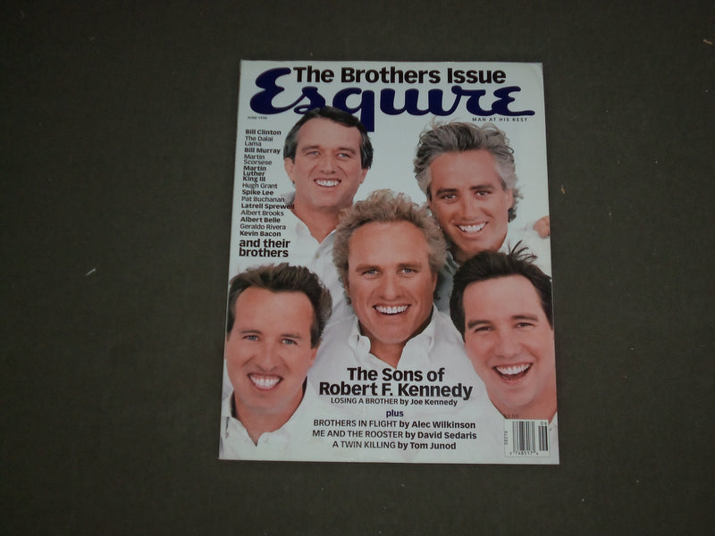 1998 JUNE ESQUIRE MAGAZINE - THE SONS OF ROBERT F. KENNEDY COVER - B 4357