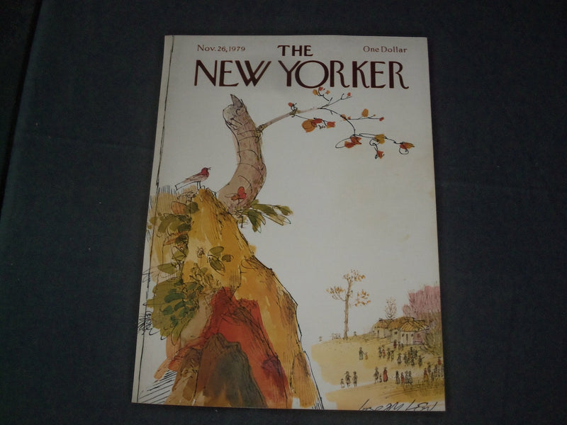 1979 NOVEMBER 26 NEW YORKER MAGAZINE FRONT COVER ONLY - GREAT ART FOR FRAMING