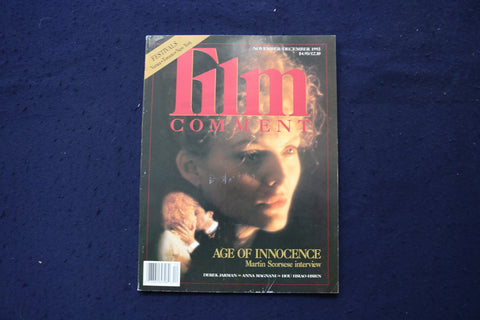 1993 NOV-DEC FILM COMMENT MAGAZINE - AGE OF INNOCENCE COVER - E 19065