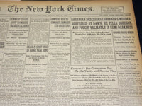 1920 MAY 24 NEW YORK TIMES - BARRAGAN DESCRIBES CARRANZA'S MURDER - NT 8684